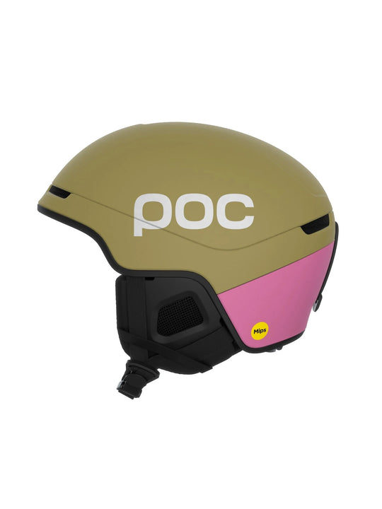 Załaduj obraz do przeglądarki galerii, Kask narciarski POC Obex Contour - Olivine Green Matt/Thulite Pink Matt